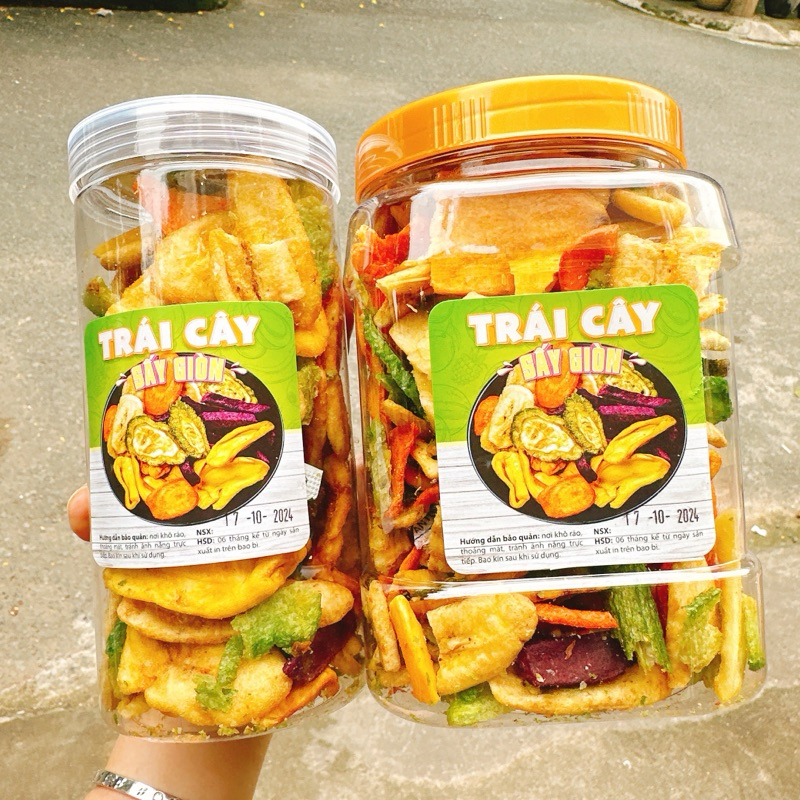 Thập Cẩm Trái Cây Sấy Lạnh Giòn Xuất Khẩu hộp 500GR/270GR