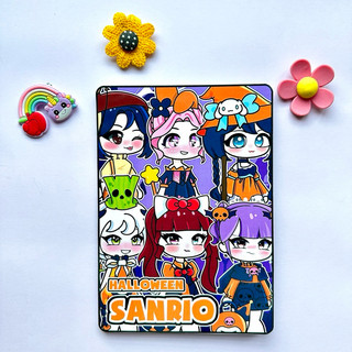 🎃Halloween🎃 BST thời trang 6 búp bê Kuromi, Melody, Kitty, Cinamon, Pompompurin, Pochaco - Búp bê giấy