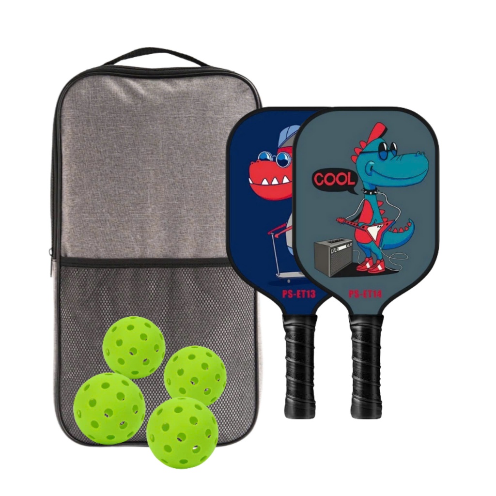 Bộ 2 vợt Pickleball cho trẻ em tuyệt đẹp, chất liệu cao cấp siêu bền siêu nhẹ, thỏa sức vận động