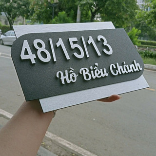 Bảng số nhà sang trọng, ngoài trời