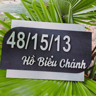 Bảng số nhà sang trọng, ngoài trời