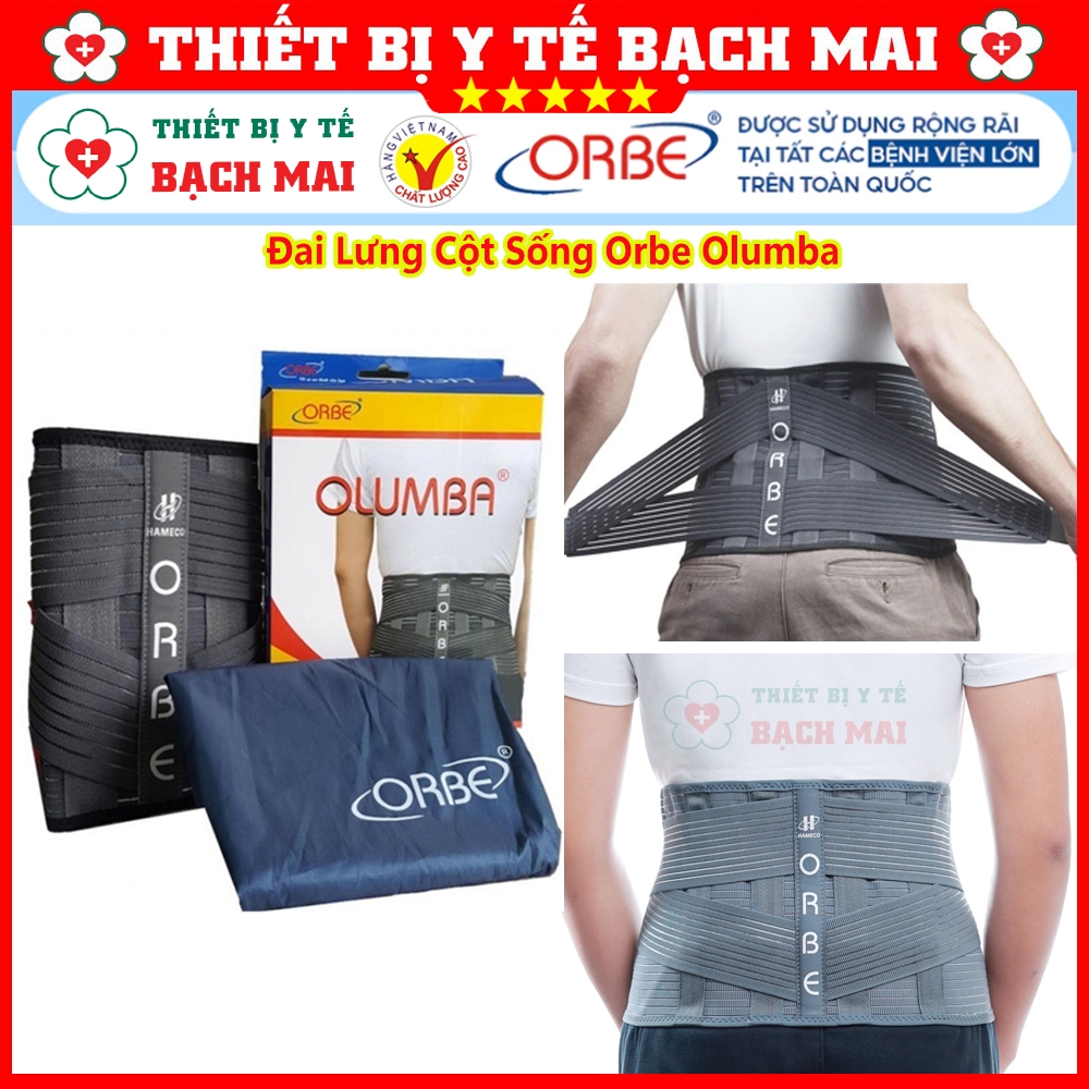 Đai Lưng Cột Sống Olumba Orbe Hỗ Trợ Cột Sống Lưng Chất Liệu Vải Chun ...