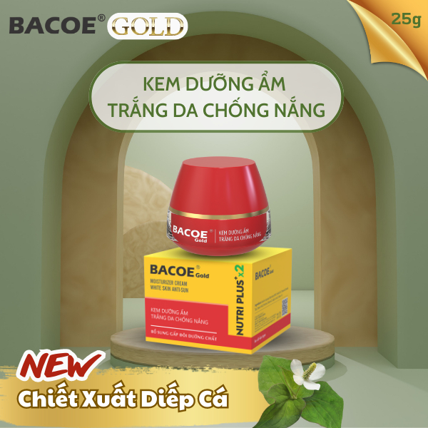 [BACOE GOLD] Kem Dưỡng Ẩm Trắng Da Chống Nắng Kem BACOE GOLD Kem dưỡng ẩm BACOE GOLD