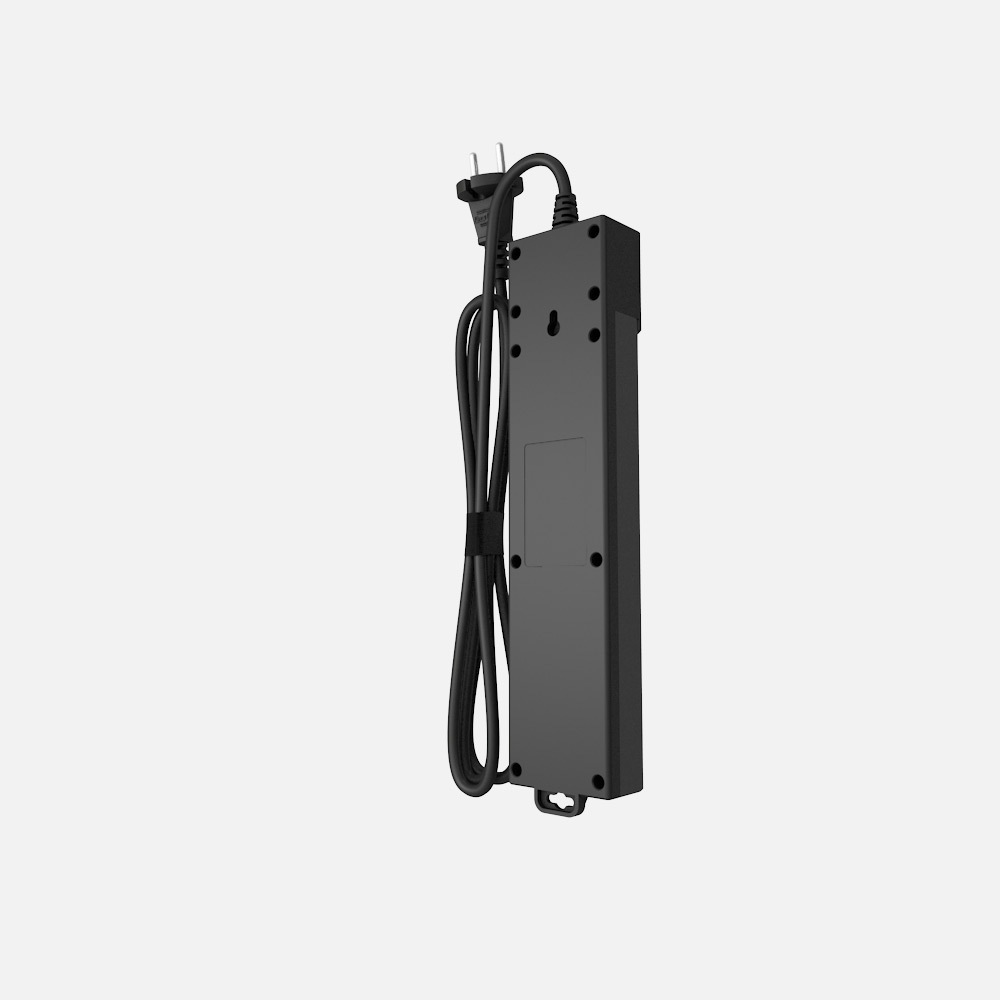 Ảnh Ổ Cắm Đa Năng Chống Giật Dây 3M/5M Tích Hợp Rơ Le Tự Ngắt Rạng Đông - Model: OC04 4C/3M/10A 4