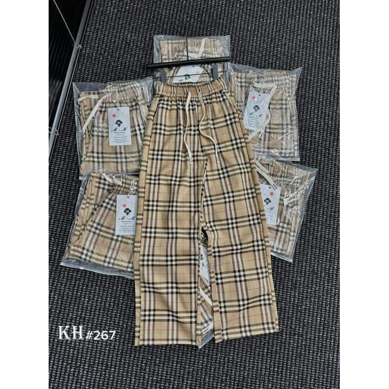Tổng Hợp Các Set Bộ Quần Caro BBR + Mix Kèm Áo Phông Form Rộng Tay Lỡ chất cotton su mềm mát ---xuongquanaogiare