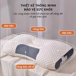 [GỐI TO PHỒNG] Gối ngủ chống đau vai gáy, Gối spa vải bông chống ngáy, giúp cải thiện giấc ngủ giảm đau vai gáy