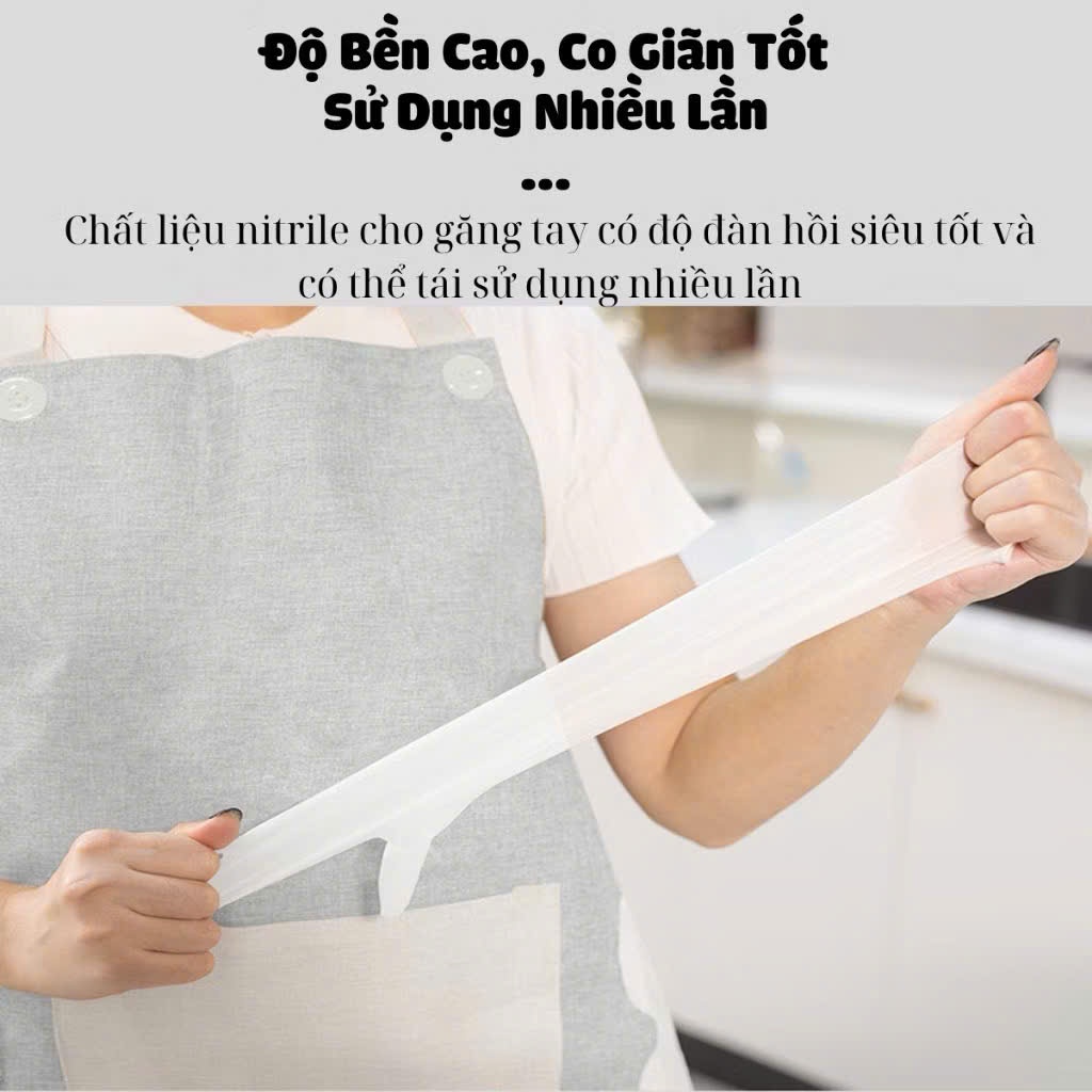 Găng tay cao su, Hộp 30 găng tay làm bếp nấu ăn siêu dai không mùi , TÚI GĂNG TAY NẤU NƯỚNG SIÊU DAI : GANGTAYNAUNUONG78