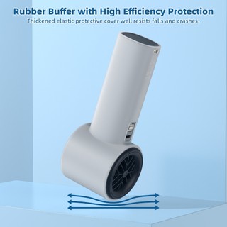 Vỏ bảo vệ quạt mini Goojodoq bằng silicon, quạt cầm tay cầm tay, quạt tốc độ cao, vỏ silicon