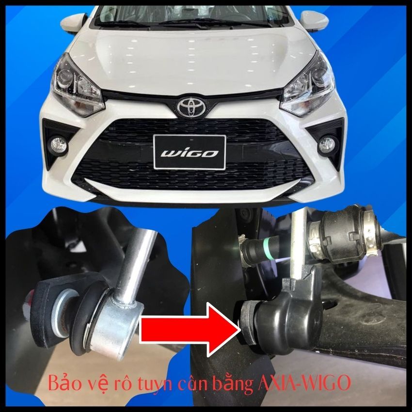 chống rách rô tuyn cân bằng xe Toyota WIGO, AXIA,MIVI 2018-2028 ...