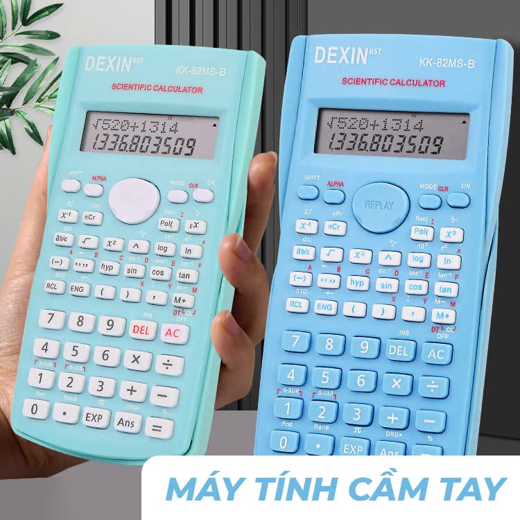 Máy tính cầm tay Dexin 240 chức năng, tính toán chính xác, nhỏ gọn tiện lợi cho học sinh dễ sử dụng