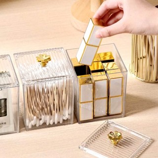 HỘP NHỰA ĐA NĂNG TRONG SUỐT. Hộp đựng tăm bông, hộp đựng bông tẩy trang có nắp trong suốt, đựng đồ đa năng cao cấp : HỘP