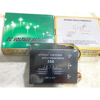 Đổi nguồn điện 24v - 12v, bộ đổi nguồn cho xe ô tô