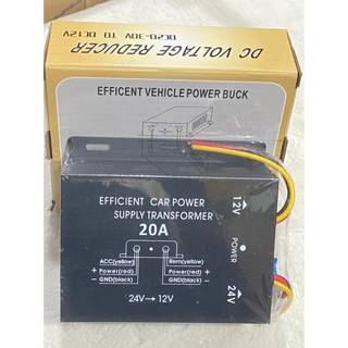 Đổi nguồn điện 24v - 12v, bộ đổi nguồn cho xe ô tô