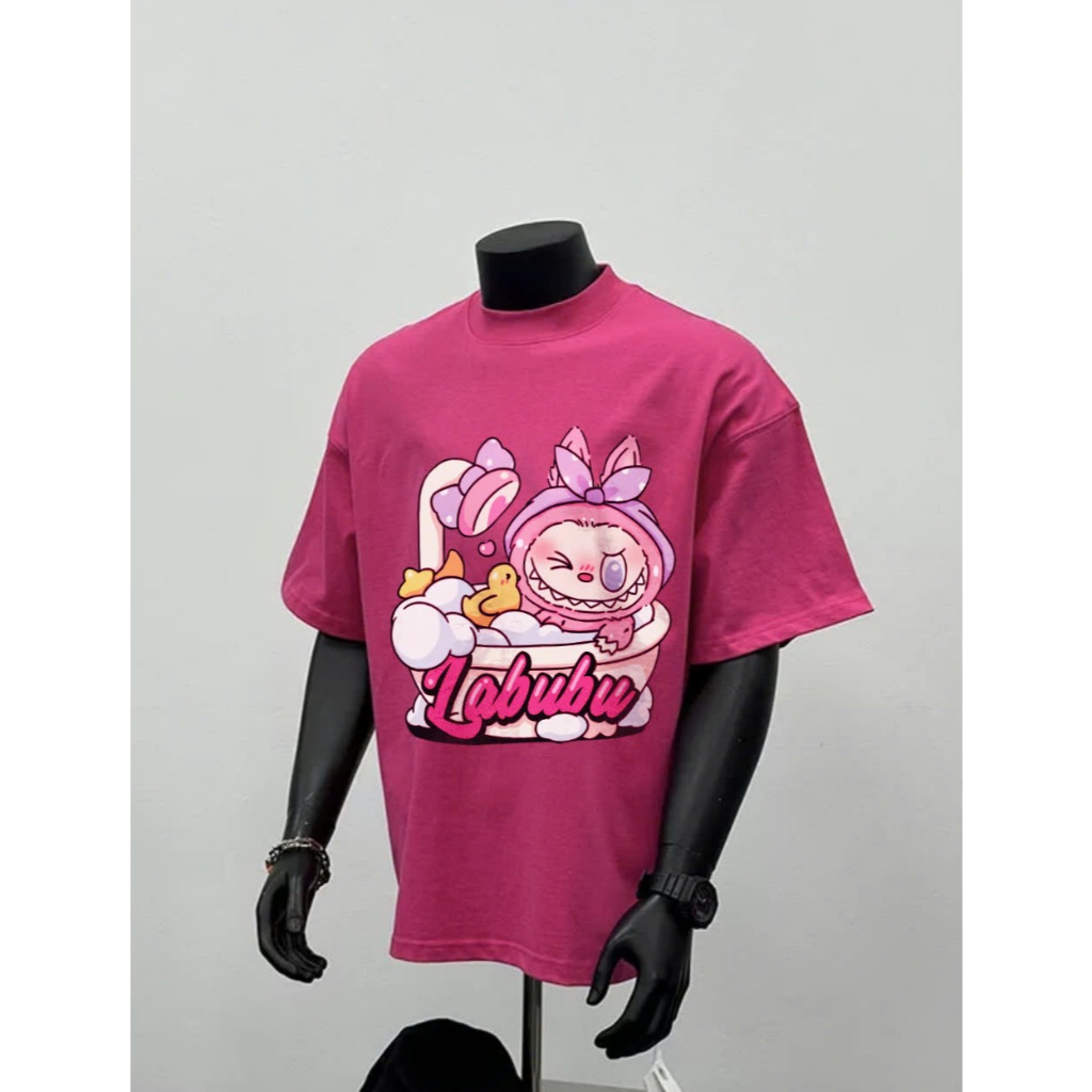 Áo thun Stee Cổ tròn LABUBU 06 Localbrand ICVCVNI Unisex
