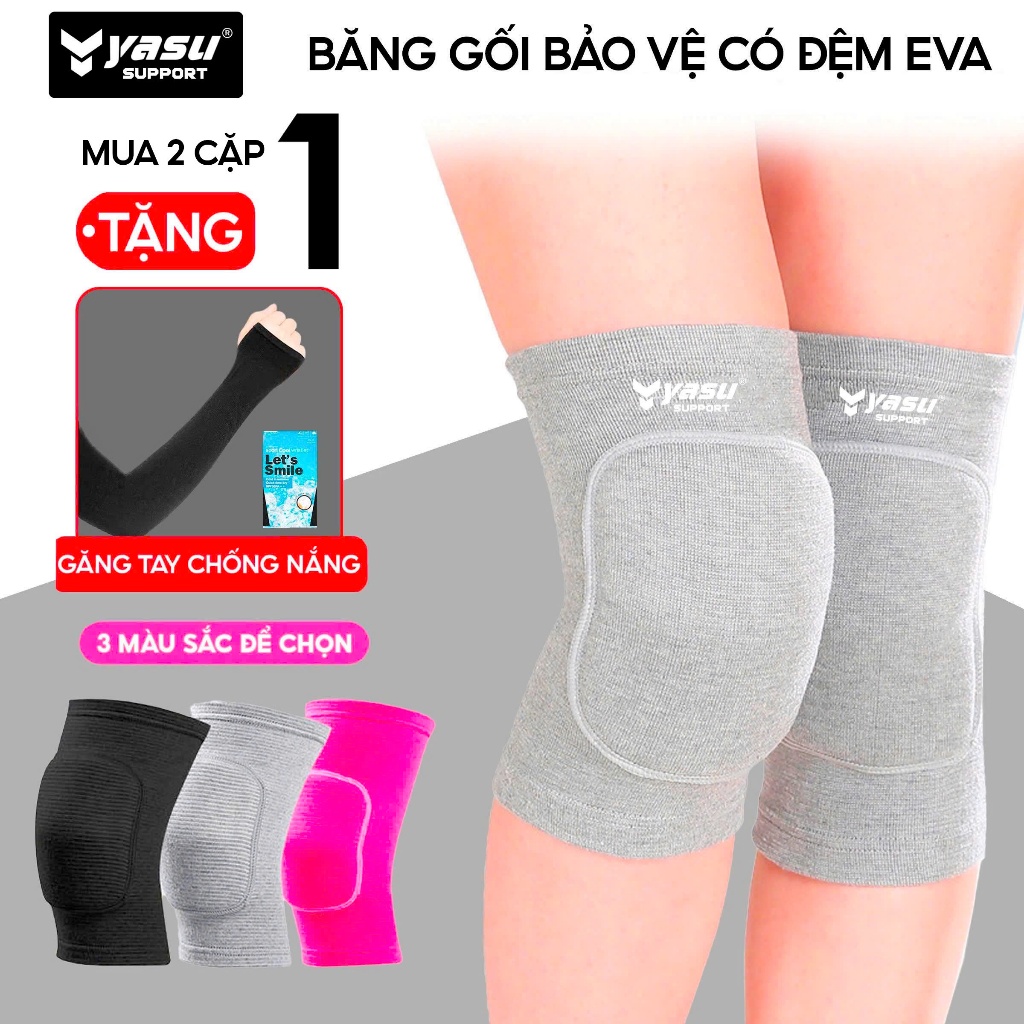 Ảnh Băng gối bảo vệ có đệm eva YASU 0219 tập Yoga, Gym, Bóng chuyền 1