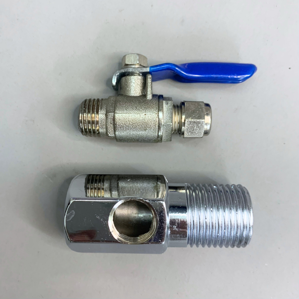 Khoá chia nước đầu vào Forseti dây 6, dây 10 ren 21 dùng cho máy lọc nước RO