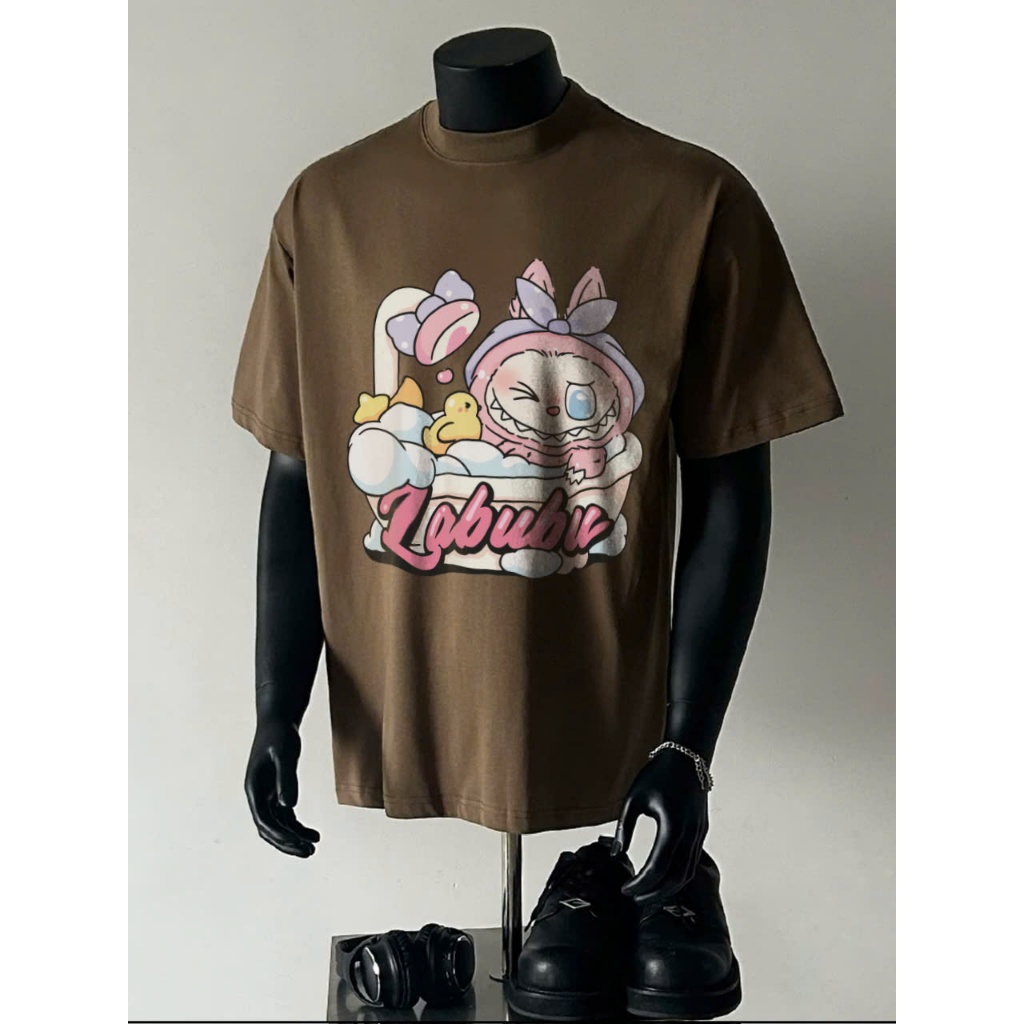 Áo thun Stee Cổ tròn LABUBU 07 Localbrand ICVCVNI Unisex