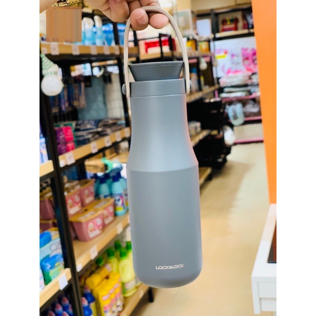 Bình giữ nhiệt LocknLock Metro Double Tumbler LHC4202 (470ml), 4 màu, kèm lỗi lọc trà - K-MALL