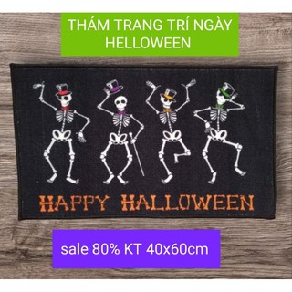 Thảm trang trí ngày HELLOWEEN sale 80% hàng xuất khẩu