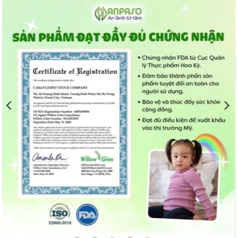 Dầu ăn dặm Anpaso giúp bổ não, tăng cường DHA, giúp cải thiện biếng ăn cho bé