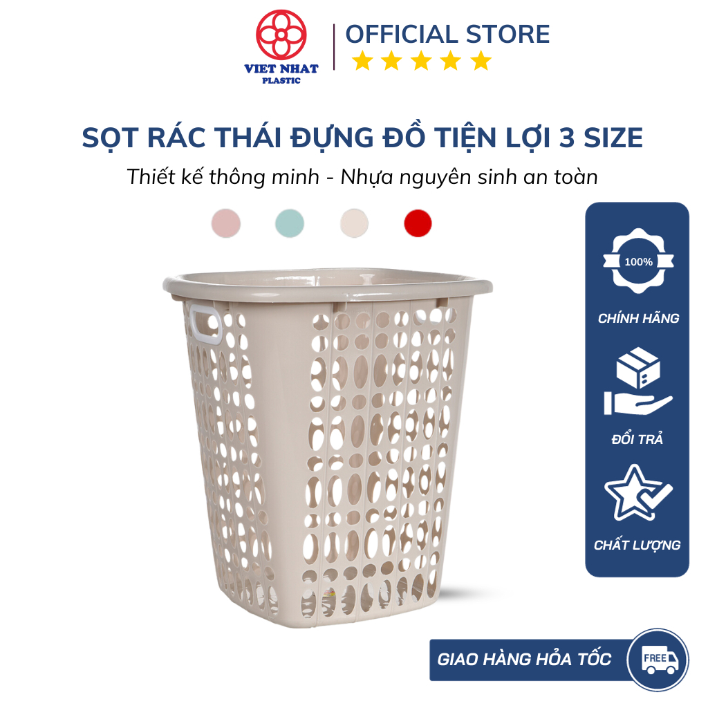 Sọt đựng quần áo, sọt đựng đồ cho bé 3 Size Chính Hãng VIỆT NHẬT