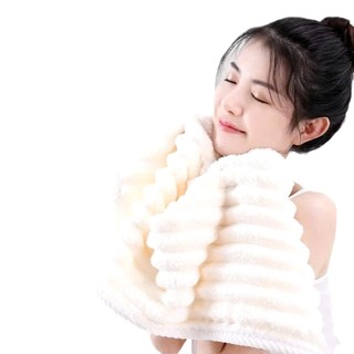 KHĂN TẮM SÓNG NƯỚC , Khăn tắm to,khăn choàng tắm, khăn tắm dày thấm hút nước cực tốt dạng sóng mềm mịn 70x140cm: KHĂNTẮM