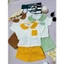Bộ đồ cộc tay cổ lá sen cho bé Kunbaby xô muslin 2 lớp cao cấp mềm mại ,an toàn cho da bé size từ 0m-20kg.