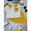 Bộ đồ cộc tay cổ lá sen cho bé Kunbaby xô muslin 2 lớp cao cấp mềm mại ,an toàn cho da bé size từ 0m-20kg.