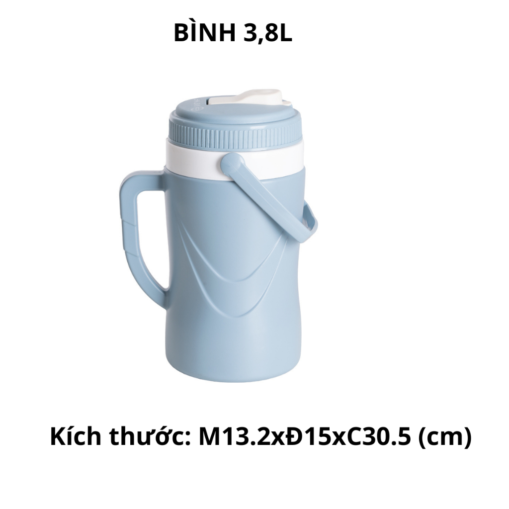 Bình giữ nhiệt có tay cầm 3 size chính hãng VIỆT NHẬT