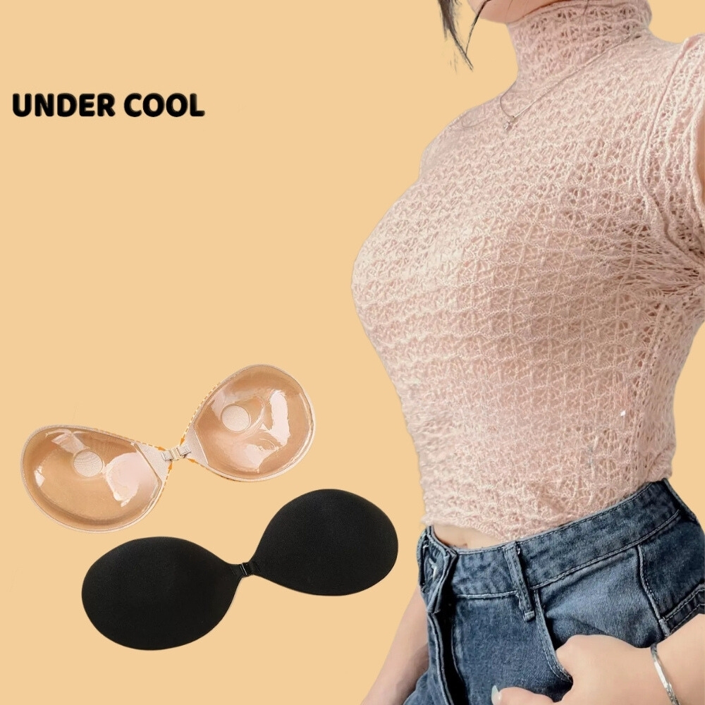 Miếng dán nâng ngực nữ UNDERCOOL, dán ngực silicon dày 5cm giúp nâng ngực, tạo khe vòng 1 căng tròn quyến rũ DT25