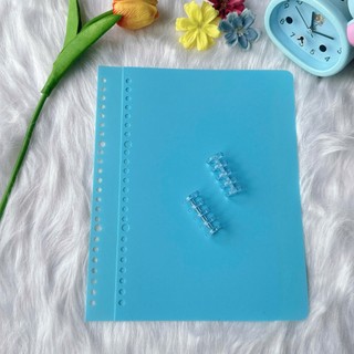 Sổ còng 2 đầu B5 TUANVIET BOOKS bìa nhựa 26 lỗ loại - Giấy 100gsm (nhiều màu) - 120 trang (60 tờ)
