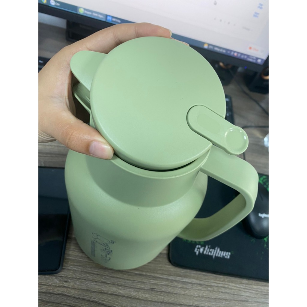 Bình giữ nhiệt pha trà, cafe, sữa cho bé, Bình giữ nhiệt lõi thủy tinh cao cấp Chính Hãng VIỆT NHẬT (Mã 3981,3982)