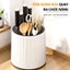 ỐNG ĐỰNG ĐŨA XOAY 360 - hộp đựng đũa HIÌNH TRÒN XOAY thông minh chia ngăn có khay hứng nước để đồ nhà bếp - HOPDUNGDUA86