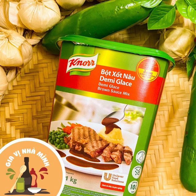 BỘT SỐT NÂU DEMI GLACE KNORR - (CHIẾT LẺ ) 500GR - HỦ 1KG | Shopee Việt Nam