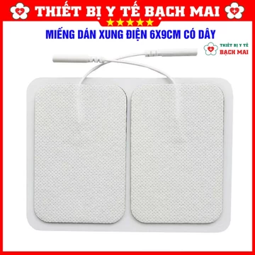 Miếng Dán Xung Điện Kích Thước 6x9cm Dùng Cho Máy Xung Điện, Máy Goldlife, Máy Điện Châm Hoa Đà, Máy Massage Dr Ho's
