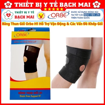 Đai Bó Đầu Gối Co Giãn Băng Thun Bảo Vệ Khớp Gối Cao Cấp ORBE H1