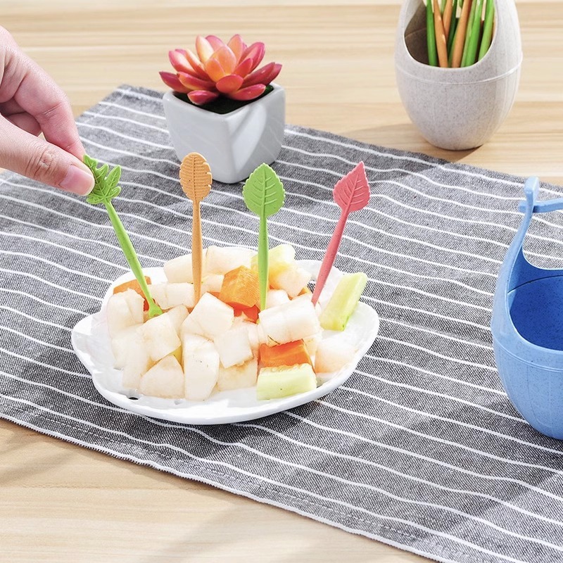 Bộ 10 dĩa xiên hoa quả tiện lợi Việt Nhật (3399)