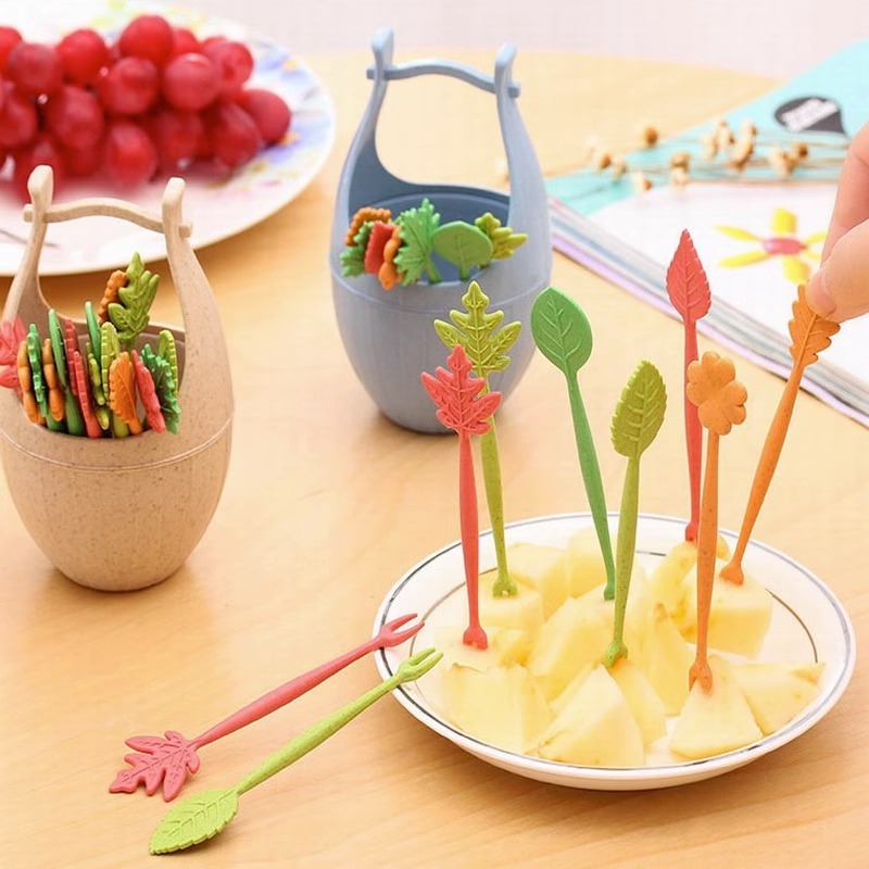 Bộ 10 dĩa xiên hoa quả tiện lợi Việt Nhật (3399)
