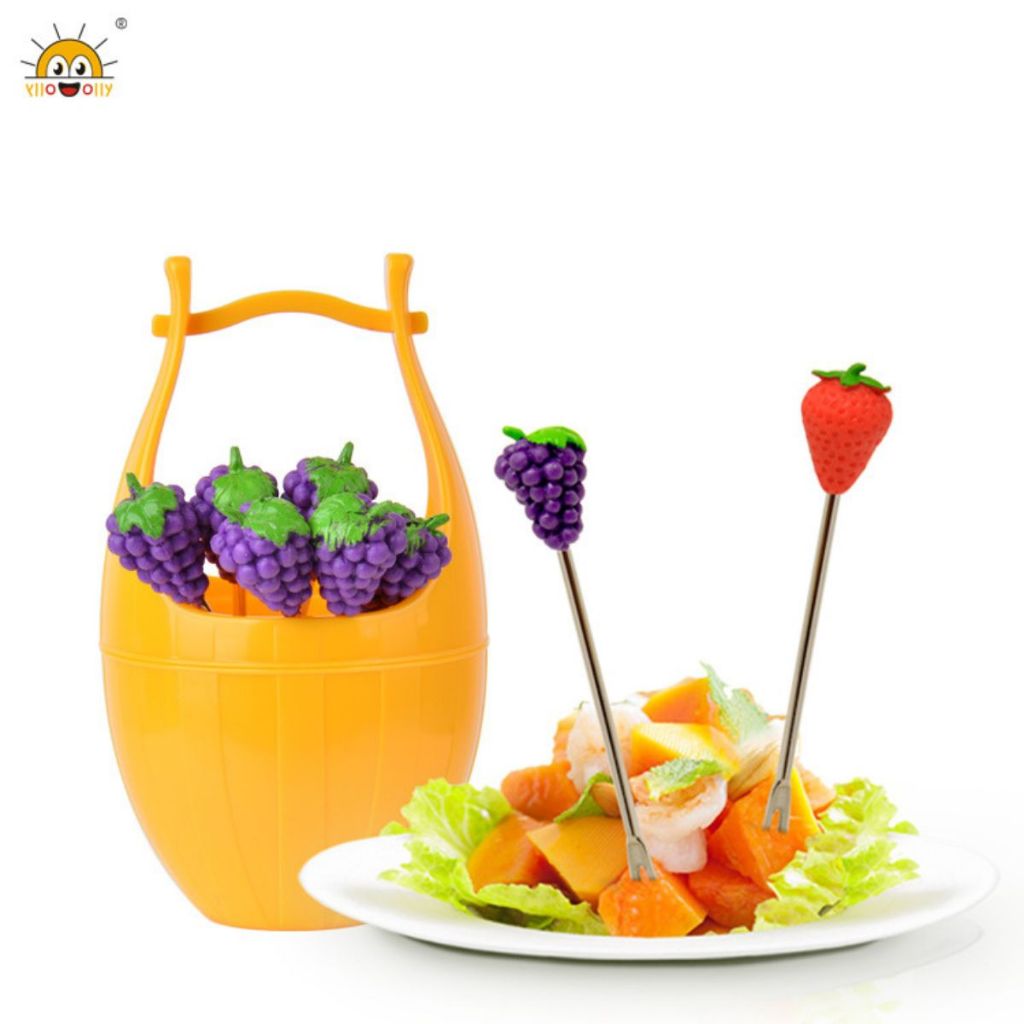 Bộ 10 dĩa xiên hoa quả tiện lợi Việt Nhật (3399)