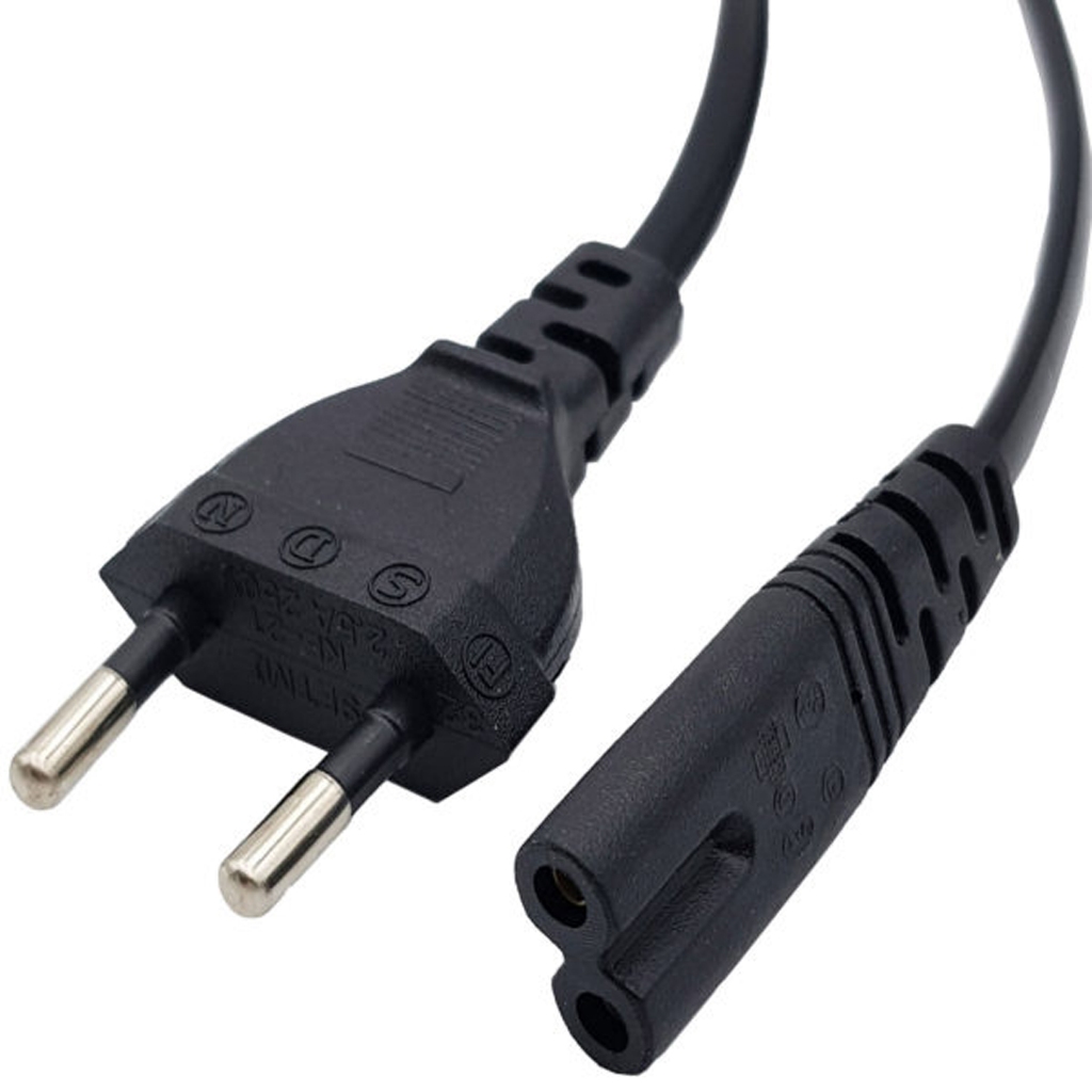 Dây Nguồn AC Dùng Để Cắm Nguồn Phun Xăm Jack Tròn Chuôi Số 8