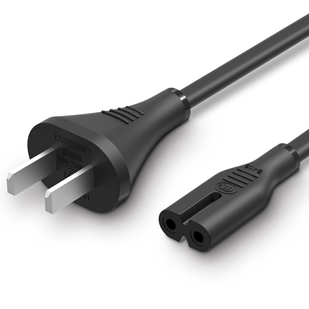 Dây Nguồn AC Dùng Để Cắm Nguồn Phun Xăm Jack Tròn Chuôi Số 8