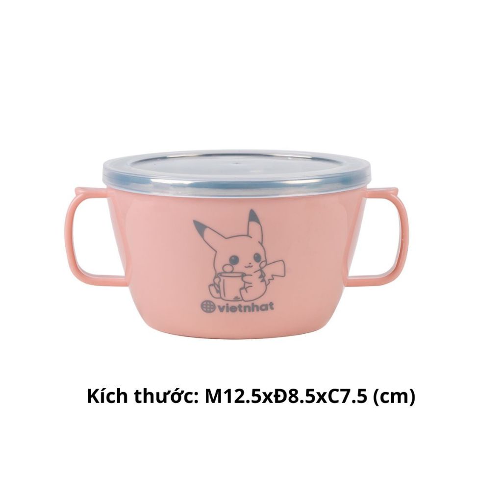 Cốc ăn dặm 2 quai có nắp Chính Hãng VIỆT NHẬT (Mã 6019)