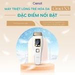 Máy triệt lông lạnh mini Crenot Graci X3 tẩy triệt lông vĩnh viễn vùng kín nữ bikini may triet long cam tay IPL tại nhà — ảnh 4