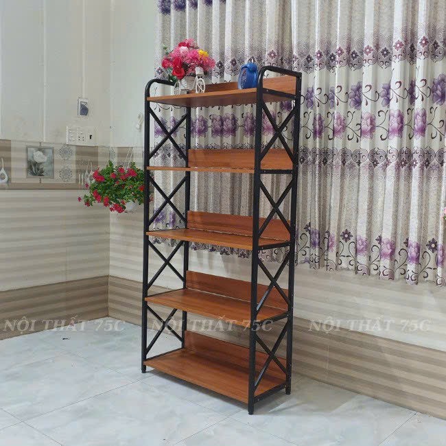 KỆ ĐỂ ĐỒ ,KỆ 3 TẦNG , KỆ GỖ KHUNG SẮT , LIÊN KẾT CHẮC CHẮN , KỆ DOCER TRANG TRÍ NỘI THẤT