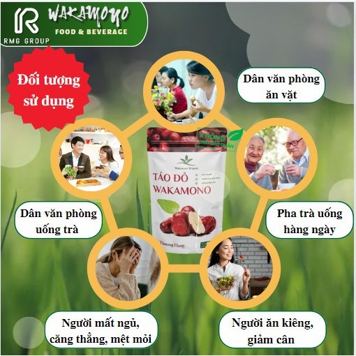 Combo táo Wakmono Organic 1kg táo nhược khương 200-220 quả/kg và táo tàu đen, ăn ngon tốt cho sức khỏe