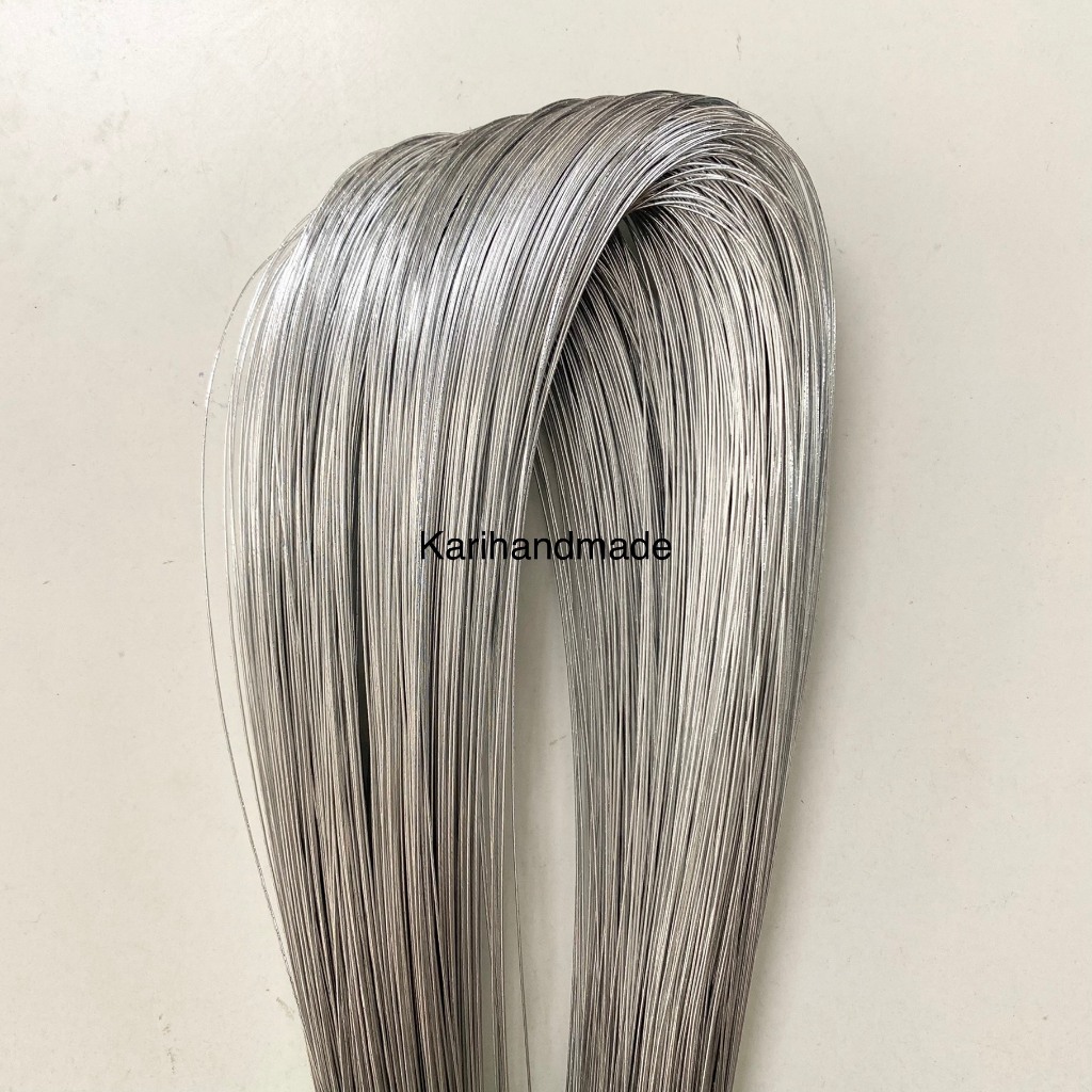 Kẽm xi nẹp lá bó 10 cọng 80cm