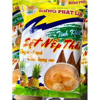 Bao 10kg (20 gói) - Bột nếp thái Hưng Phát Lợi - Bột làm bánh ít - gói 500g