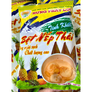 Bao 10kg (20 gói) - Bột nếp thái Hưng Phát Lợi - Bột làm bánh ít - gói 500g