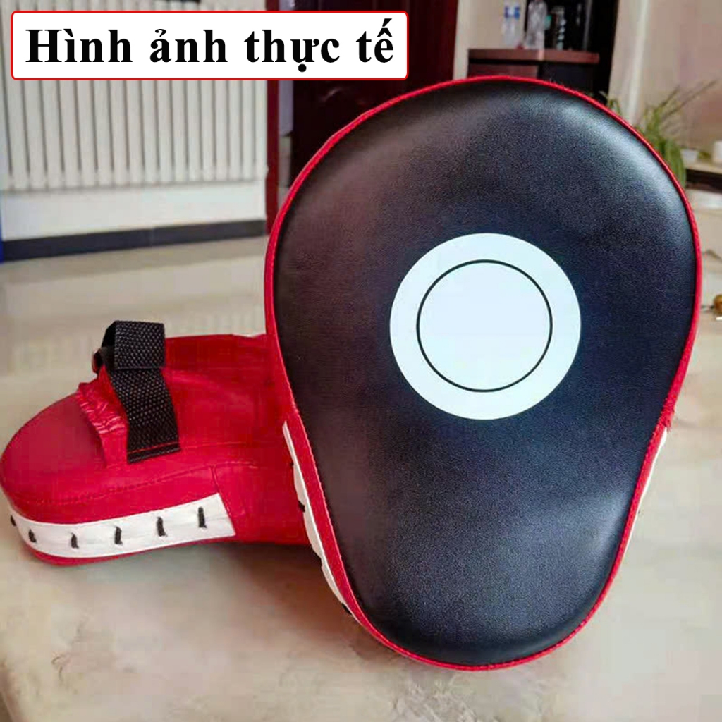 Ảnh Đệm Tập Đấm Bốc Bọc Da PU Chọn Màu – Đích Đấm Xỏ Tay, Pad Đấm Tập Võ Thuật MuayThai MMA Đích Tay Gấu Chính Hãng Amalife 3