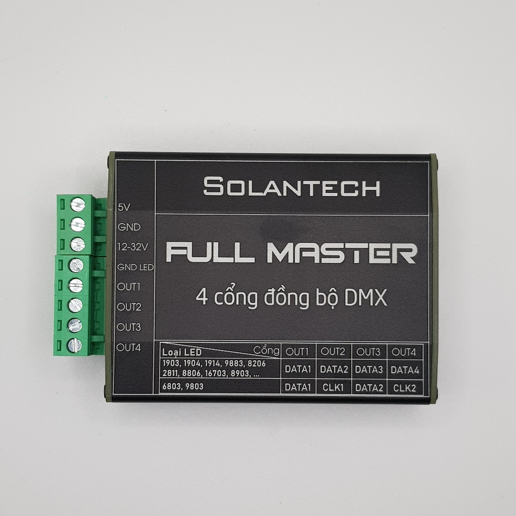 Mạch Full Master 4 cổng đồng bộ DMX, mạch led, mạch led full nháy theo ...